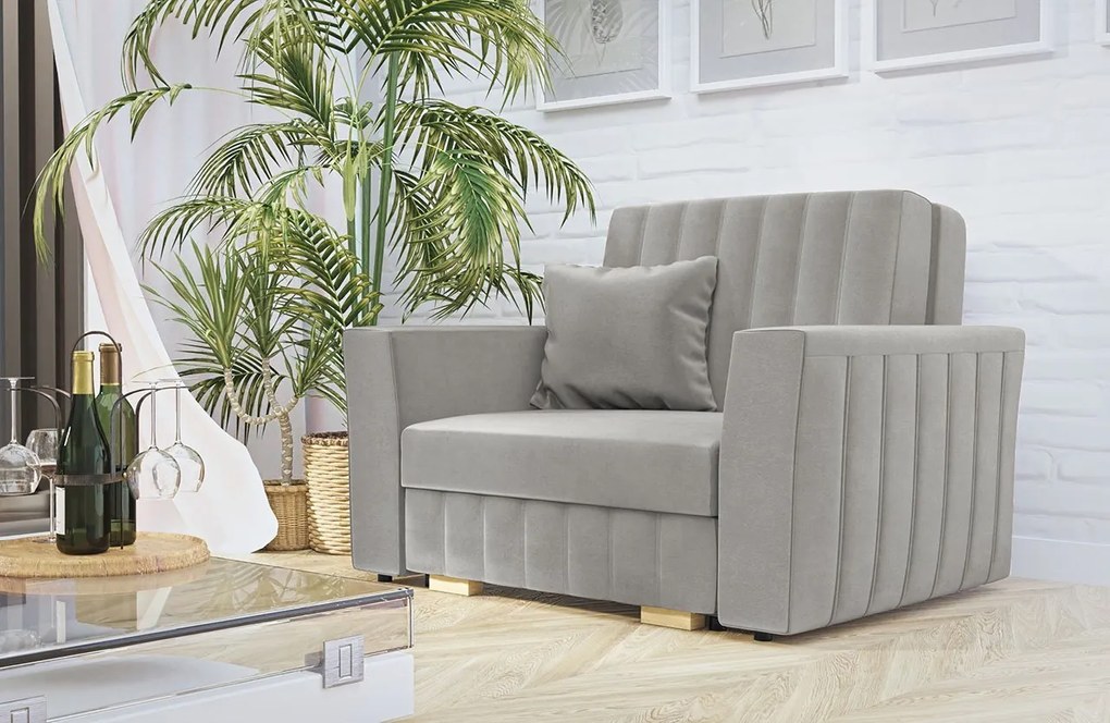 Kreslo Clivia Glam I, Dostupné poťahy: Kronos 07