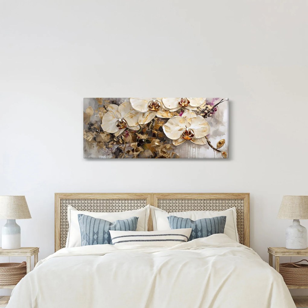 Obraz - Orchidey (120x50 cm)