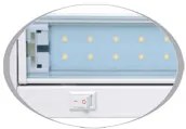 Ecolite Biele LED svietidlo pod kuchynskú linku 58cm 10W TL2016-42SMD/10W/BI