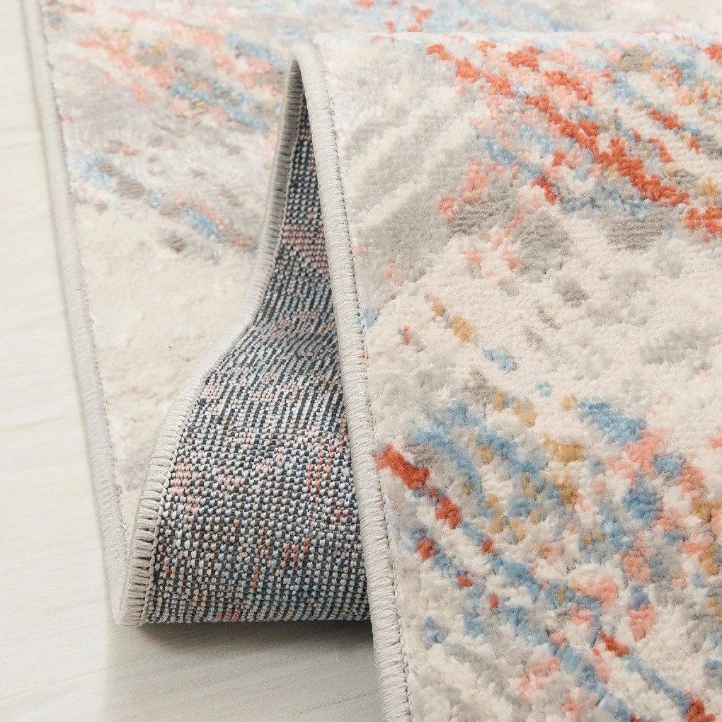 TA Koberec G505C BIELY/LOSOSOVÝ PORTLAND HIK Rozmer: 240x330 cm