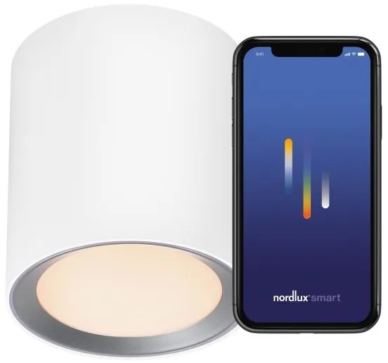 Nordlux -LED Stmievateľné kúpeľňové svietidlo LANDON SMART LED/8W/230V IP44 biela