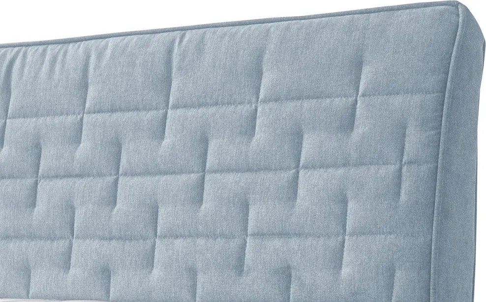 Posteľ Rita 180x200 cm, svetlo modrá látka