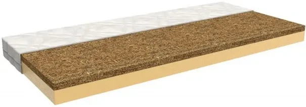 MPO BABY NATURAL detský matrac do postieľky 70x120 cm 100% nebielená bavlna