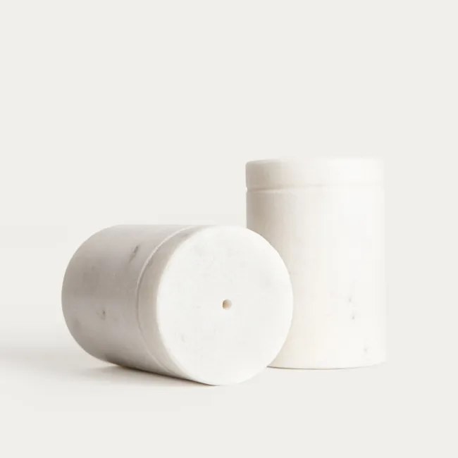 Sada dvoch koreničiek MARBLE mramorové 776786
