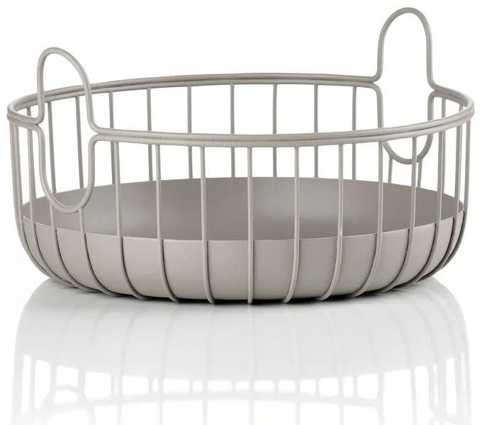 Drôtený kovový košík ø 22x8 cm Inu – Zone