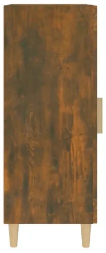 vidaXL Komoda dymový dub 34,5x34x90 cm spracované drevo-