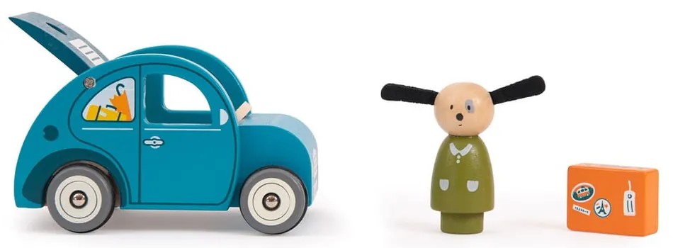 Drevené autíčko La Grande Famille Car – Moulin Roty