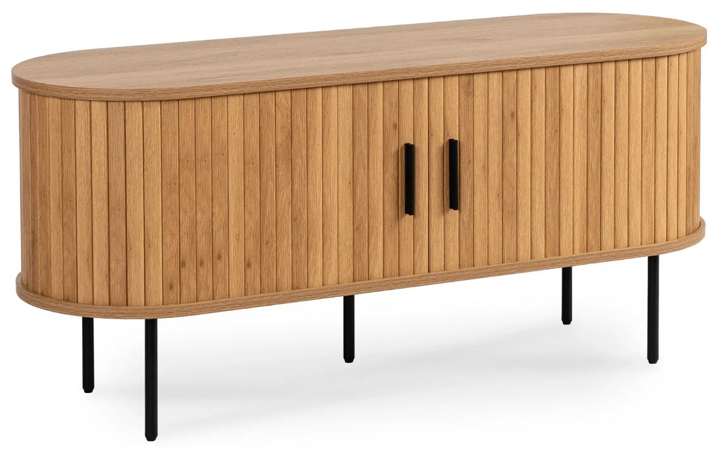 PROXIMA.store - Elegantný TV stolík TRISH FARBA: čierna