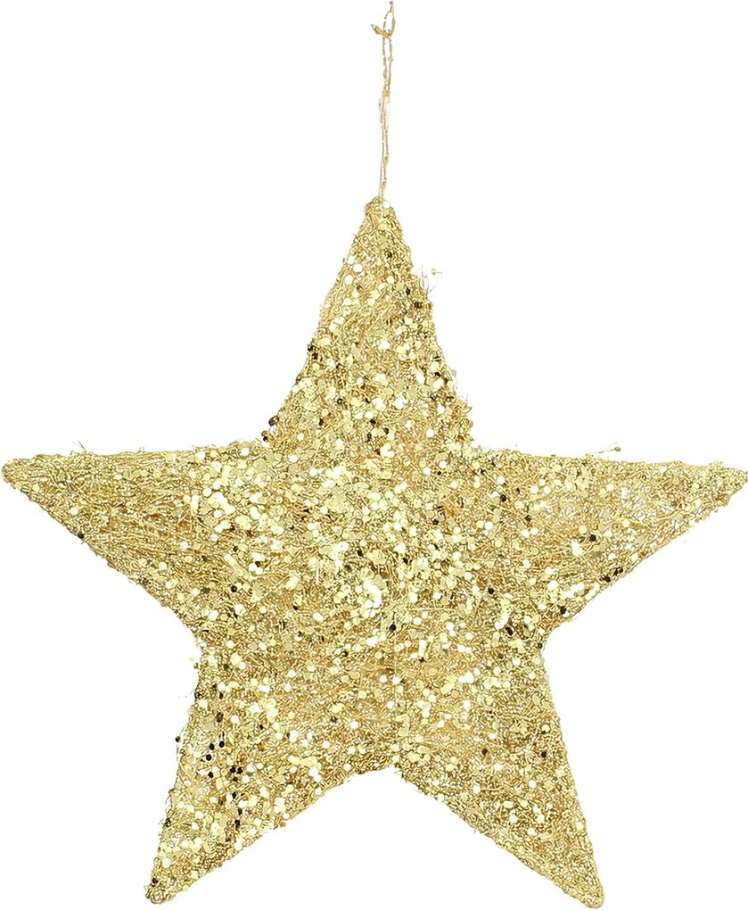 Dekorácia Golden Star 25cm