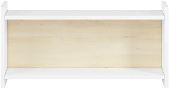 Detská nástenná polica BUBO 35x72 cm biela/svetlý buk