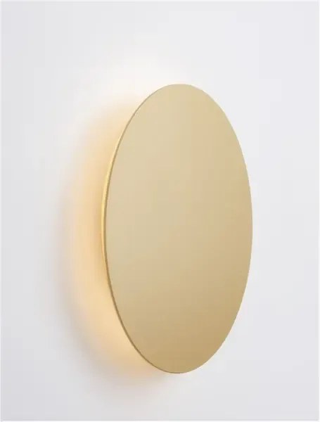 LED nástenné svietidlo Cyrcle 22 zlaté