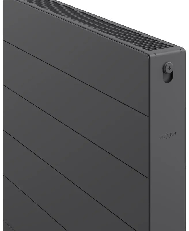 Mexen, panelový radiátor Mexen Line CL21 600 x 1000 mm, bočné pripojenie, 1210 W, antracit - W421L-060-100-66