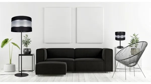 Stolná lampa CORAL 1xE27/60W/230V čierna