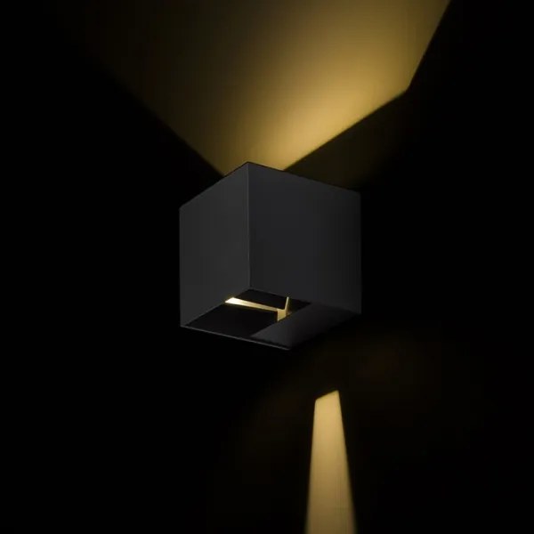 RED-Design Rendl-R12557- LED Vonkajšie nástenné svietidlo CARRE 2xLED/3W/230V IP54