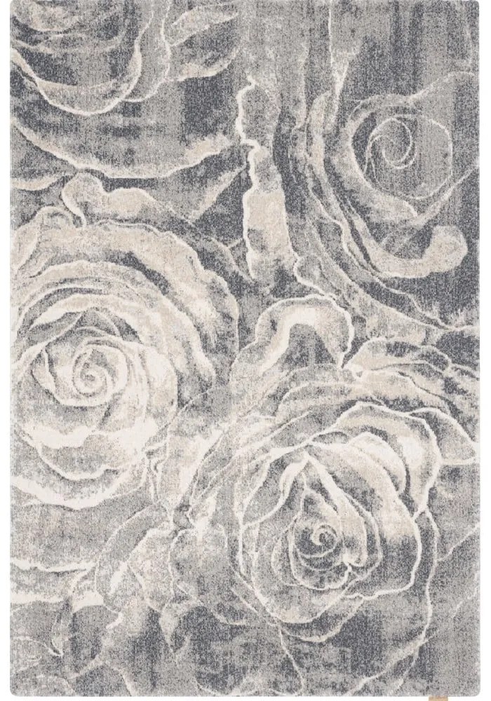 Sivý vlnený koberec 133x190 cm Ros – Agnella