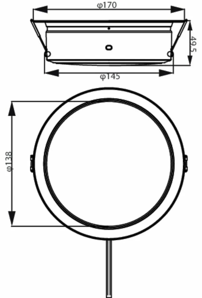 Philips 8720169212848 podhľadové LED svietidlo Diamond, 1x 6,5 W 1150lm 4000K