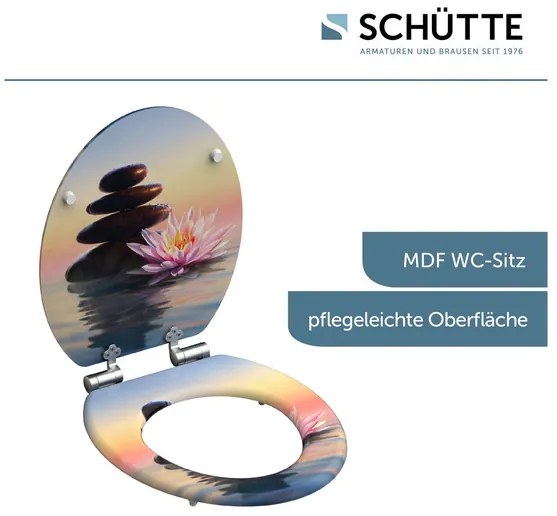 Schütte WC doska s pomalým spúšťaním (Sen o západe slnka)  (100335885)