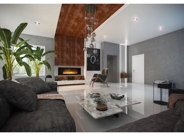 InFire - Vstavaný BIO krb 150x50 cm 4,2kW čierna