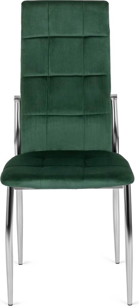Čalouněná jídelní židle MOLLY zelená