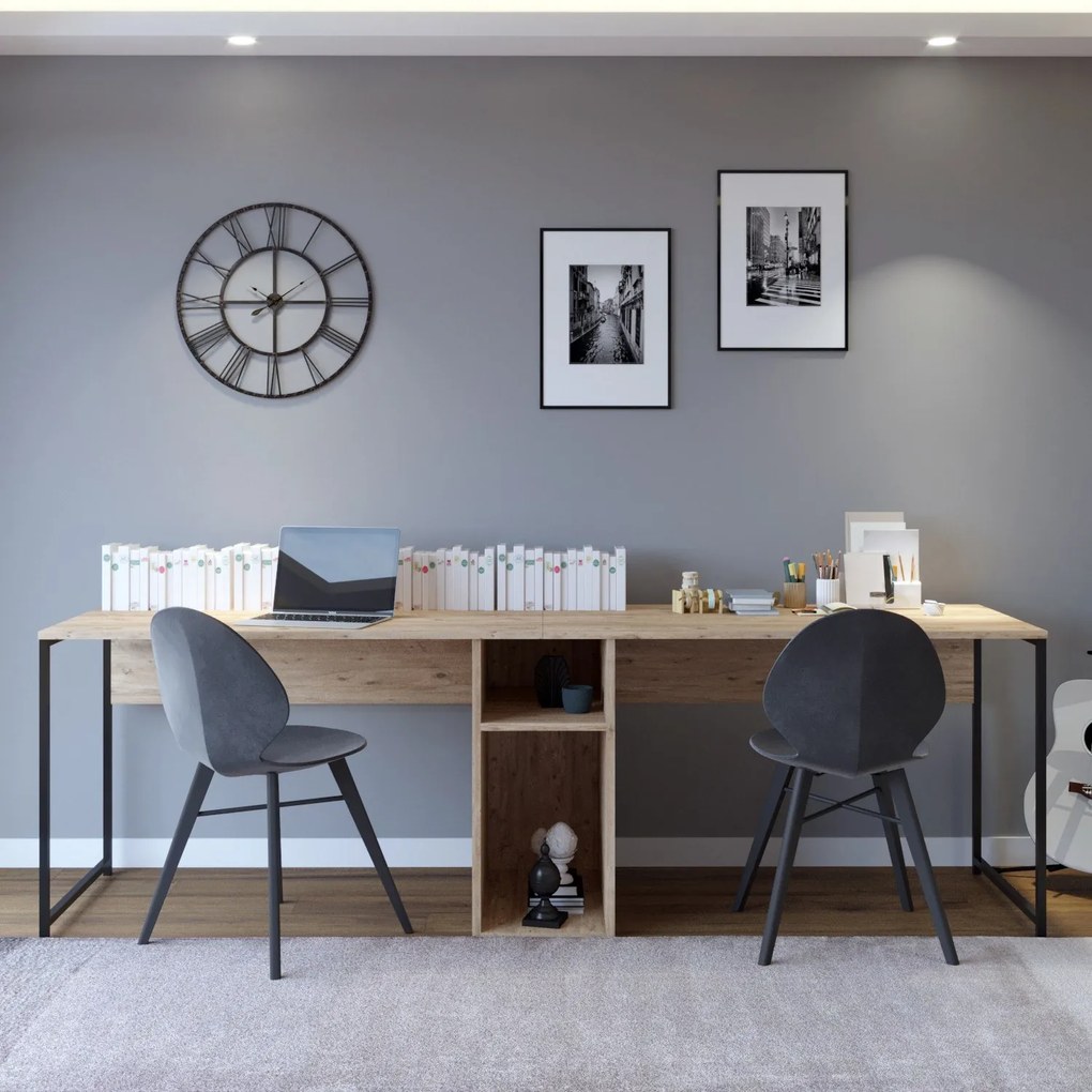 PC stolík Ivan (Dub). Akcia -18%. Vlastná spoľahlivá doprava až k Vám domov. 1072423