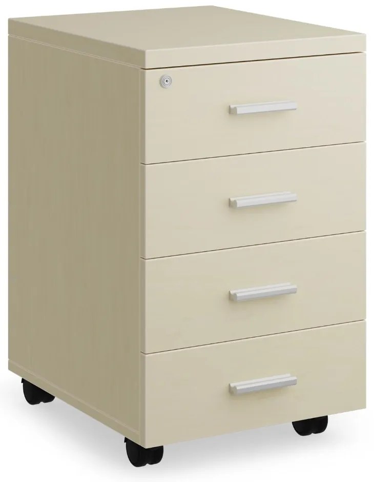 Kontajner SimpleOffice 40 x 48 cm - 4 zásuvky, breza