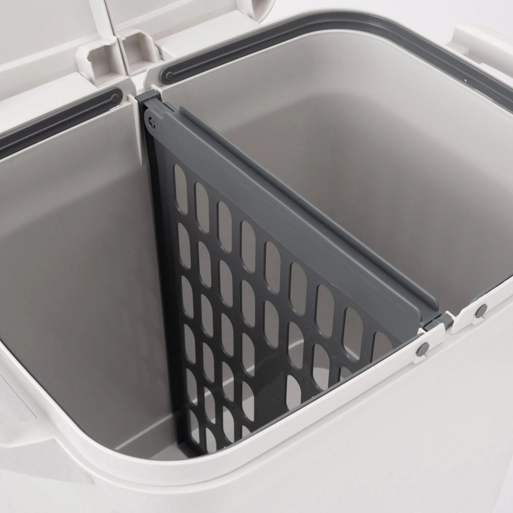 Odpadkový kôš NARDAN 42 L sivý