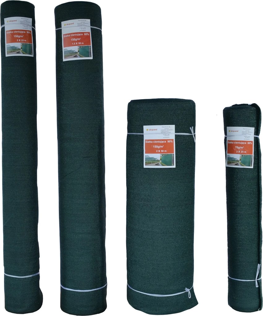 Bestent Tieniaca sieť ZELENÁ 1,5M x 25M 60% TIEŇA