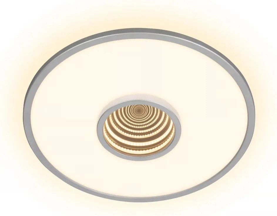 Briloner 3847014 - LED stropné svietidlo TORO LED/18W/230V priemer 42 cm matný chróm