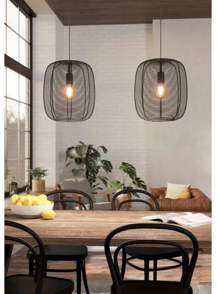 Eglo 43966 - Luster na lanku RINROE 2xE27/40W/230V
