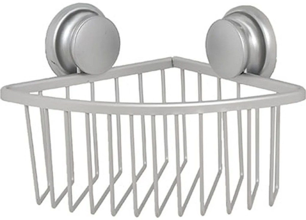 Polička do kúpeľne Espar, strieborná