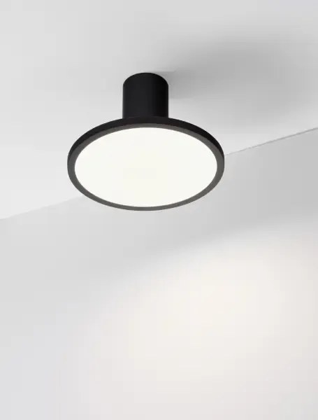 LED čierne moderné stropné svietidlo Ekei