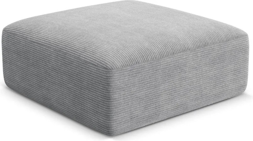 Svetlosivá menčestrová podnožka Campi – Cosmopolitan Design