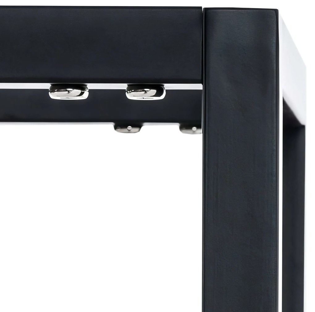 Stojan na drevo Hilta 25x60x100 cm - čierna