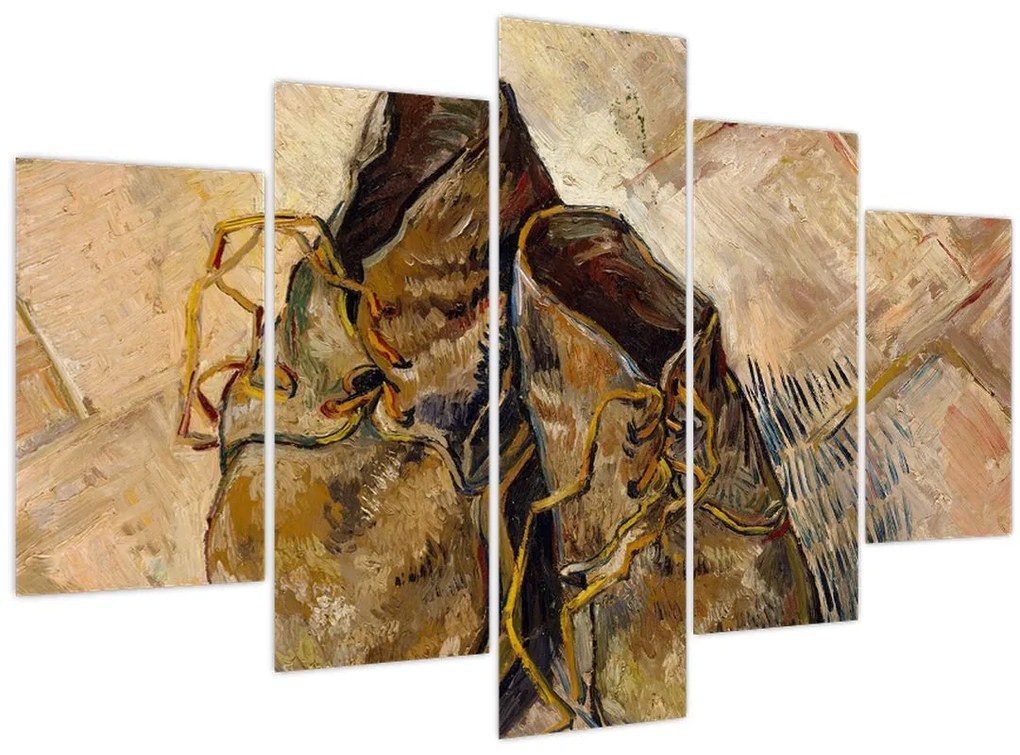 Obraz - Vincent van Gogh, Shoes, reprodukcia (150x105 cm)