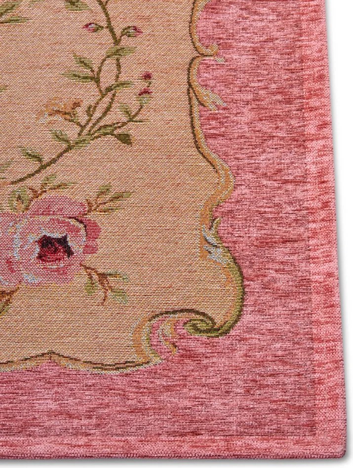 Hanse Home, AKCIA: 60x90 cm Kusový koberec Gobelin 105863 Pink Cream, ružová, obývacia izba