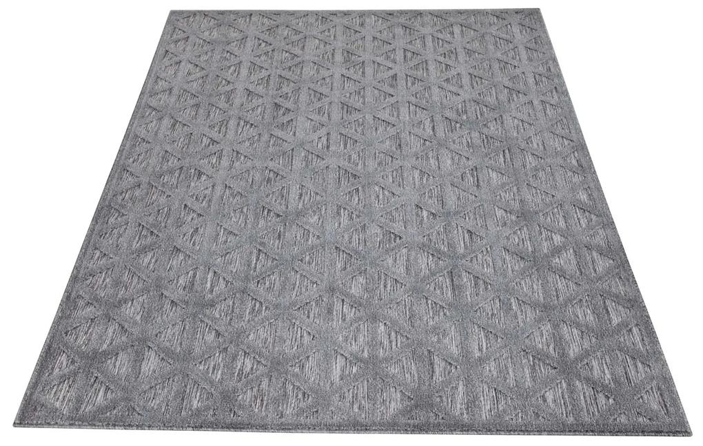 Dekorstudio Terasový koberec SANTORINI - 446 antracitový Rozmer koberca: 60x110cm