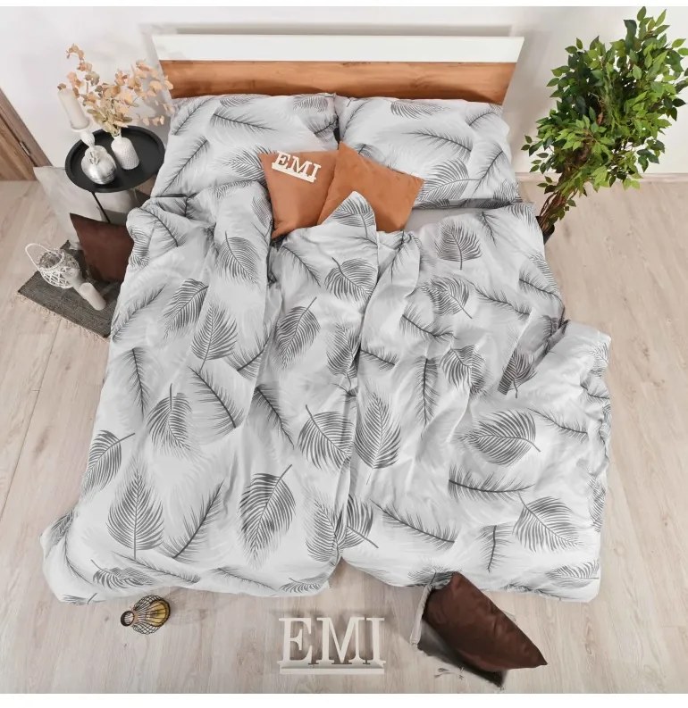 Obliečky bavlnené Flame EMI, Štandardný set jednolôžko obsahuje 1x 140x200 + 1x 70x90