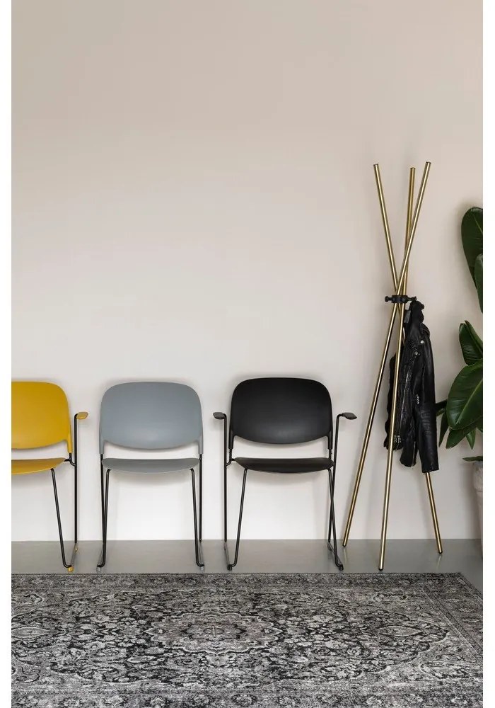 Oceľový vešiak v zlatej farbe Darwin - White Label