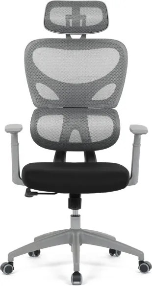 Kancelárska stolička sivá KA-K2081 GREY