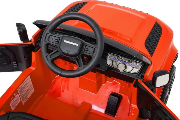 Elektrické autíčko Land Rover Defender oranžové