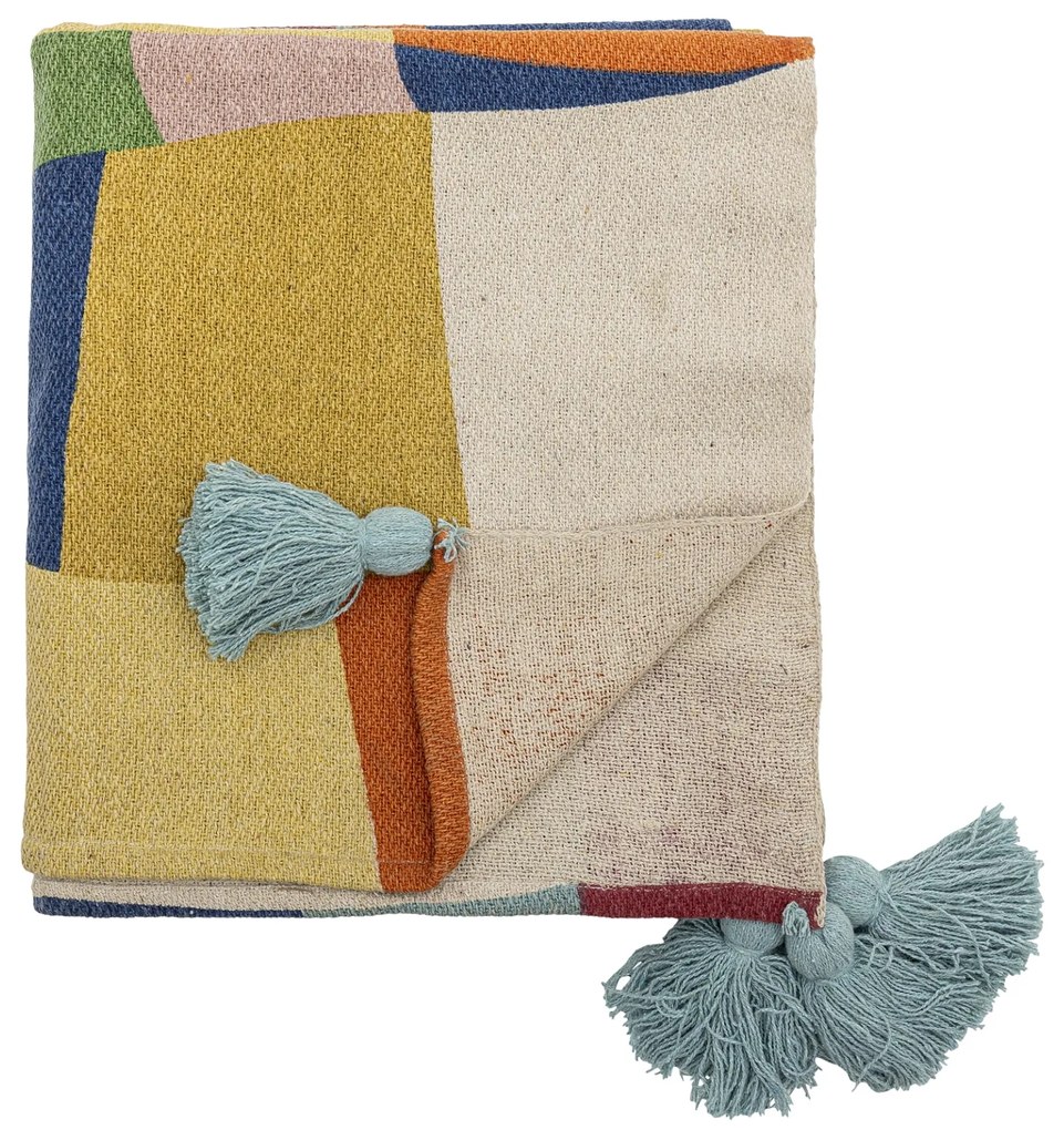 Bloomingville Prehoz z recyklovanej bavlny Colorine 130 × 160 cm
