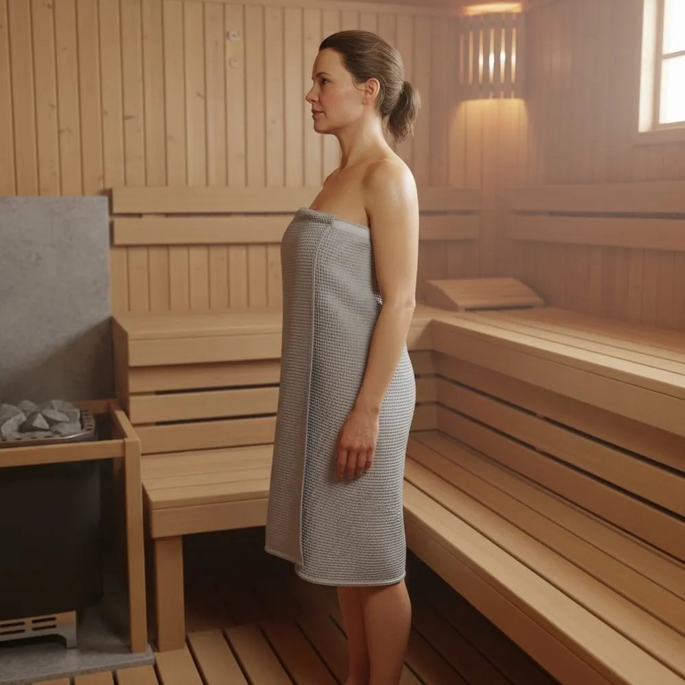 Polášek Dámsky saunový kilt - Šedá | L/XL