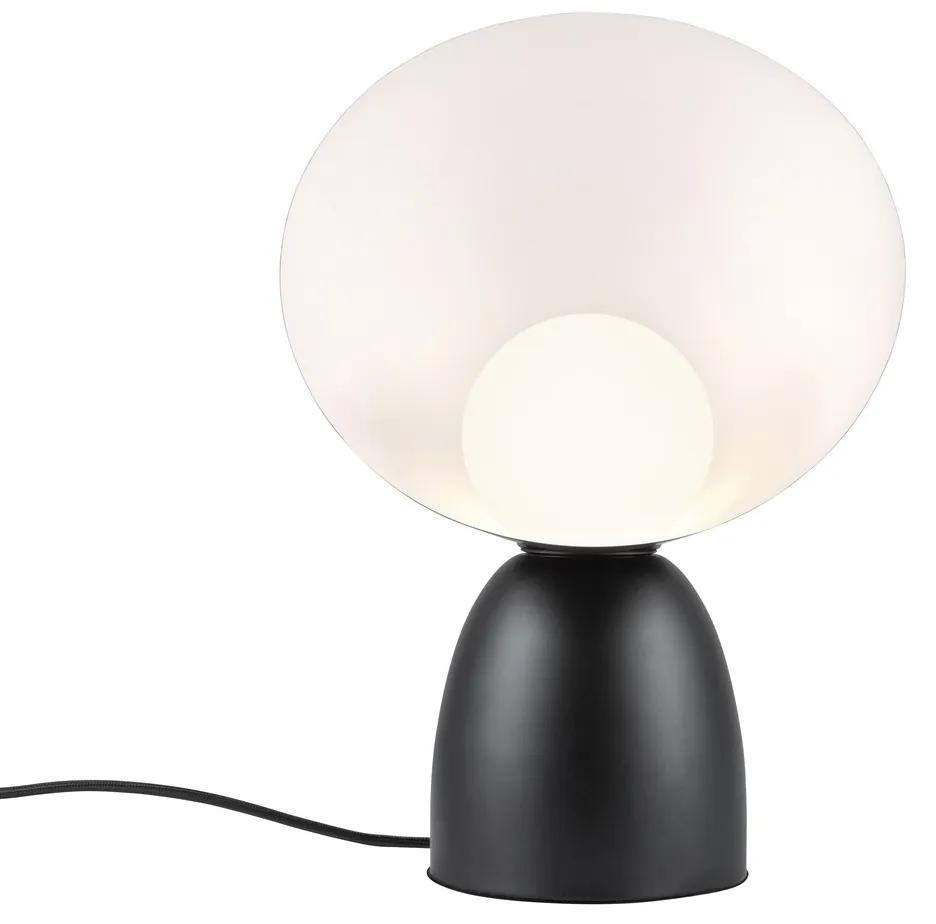 NORDLUX Dizajnová kovová stolová lampa HELLO, 1xE14, 25W, čierna