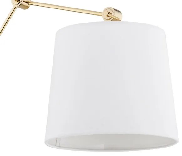 Argon 4897 - Nástenná lampa ZAKYNTOS PLUS 1xE27/15W/230V biela/zlatá