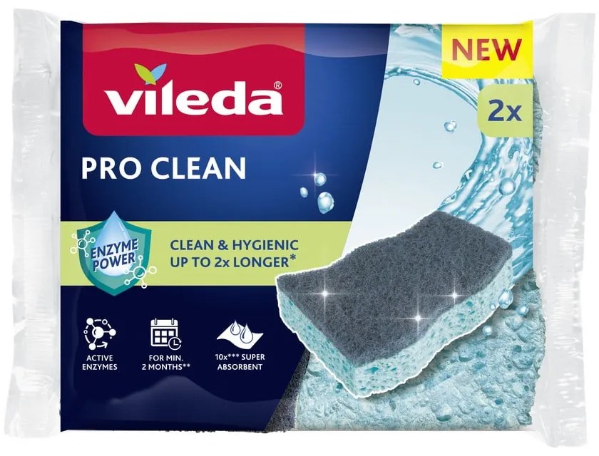 Hubky na riad v súprave 4 ks Pro Clean – Vileda
