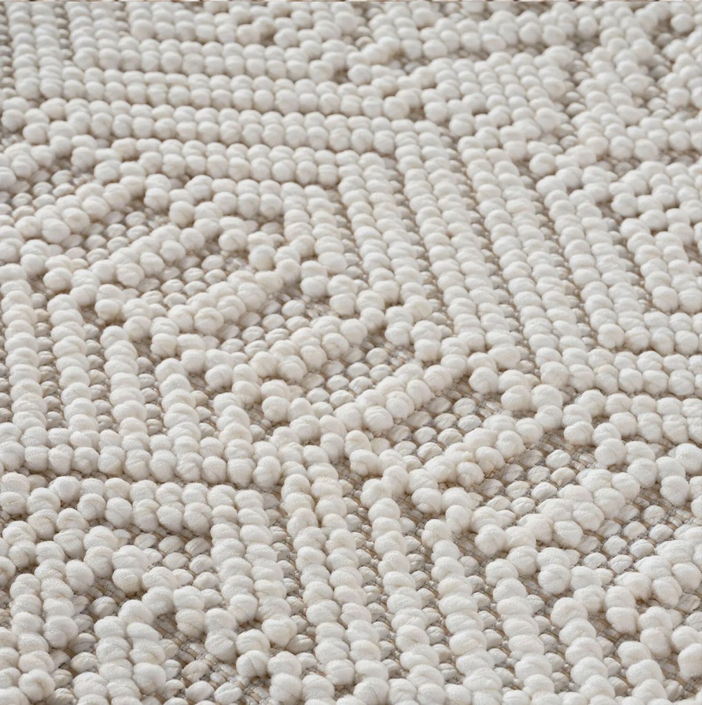 Ayyildiz, Kusový koberec Helix 2202 cream, 80x150, béžová, chodba / predsieň