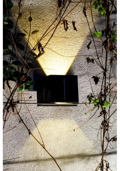 Brilagi - LED Solárne nástenné svietidlo SOLAR CUBE LED/2W/3,2V 1300 mAh IP54