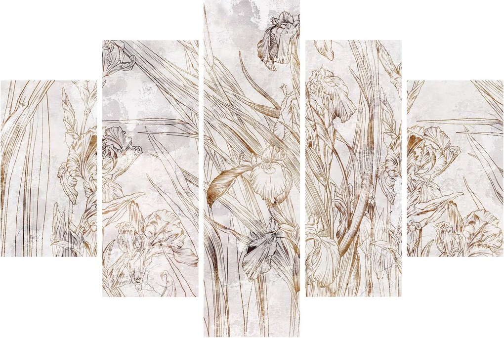 Obraz - Kosatce (150x105 cm)