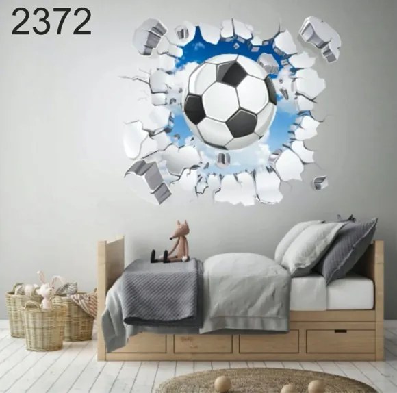 Originálna nálepka pre chlapca futbalistu 100 x 100 cm