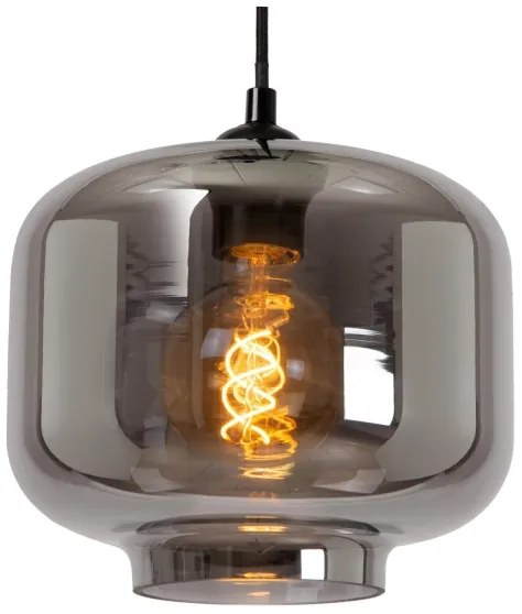 Lucide 46413/13/65 - Luster na lanku MEDINE 3xE27/40W/230V dymová